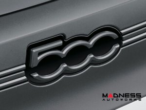 FIAT 500e Gen2 Front Emblem - Matte Gray - Mopar